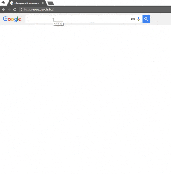 Google térkép találatok